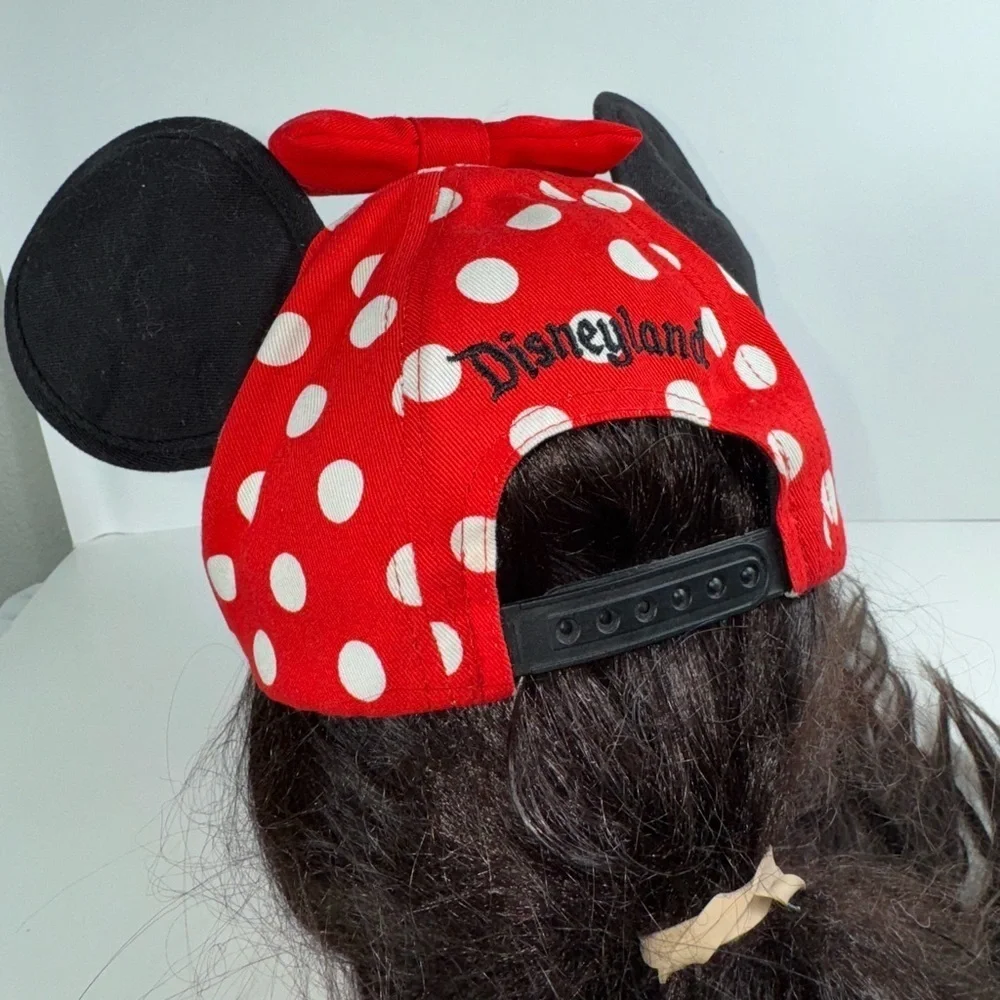 Disney Parks Minnie Mouse Ears Baseball Cap Hat Disneyland